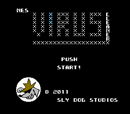 NES Virus Cleaner Title Screen